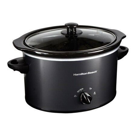 Hamilton Beach 3 qt. Black Stoneware Slow Cooker HA6276